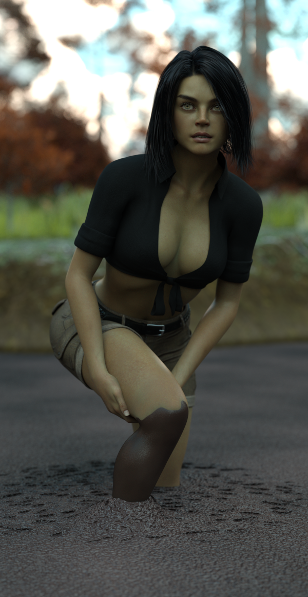 Daisy Romano as the Two of Diamonds